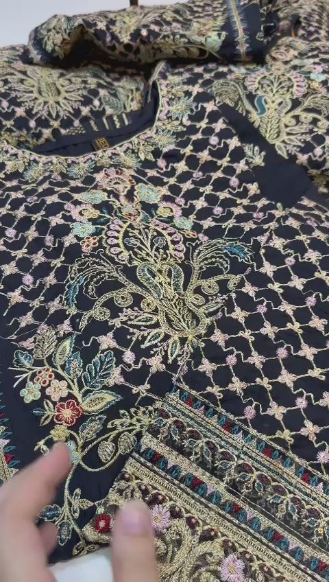 Bedar's Eid Collection 3Pc with Stitched & Unstitched Fabric