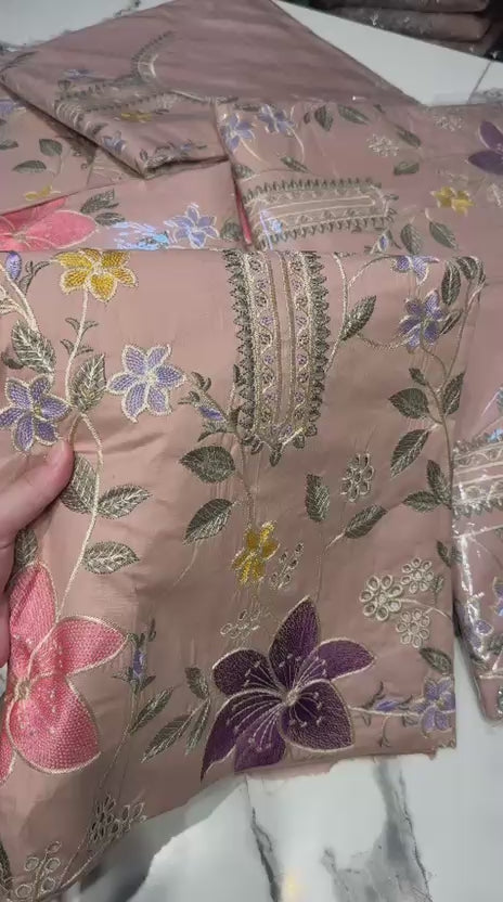 Asifa Nabeel Premium Luxury 3 Piece Suit | Romantic Elegance Edition
