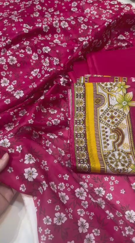 Zara Ali Ethnic Heritage 3 Piece Suit | Vintage Printed Lawn P