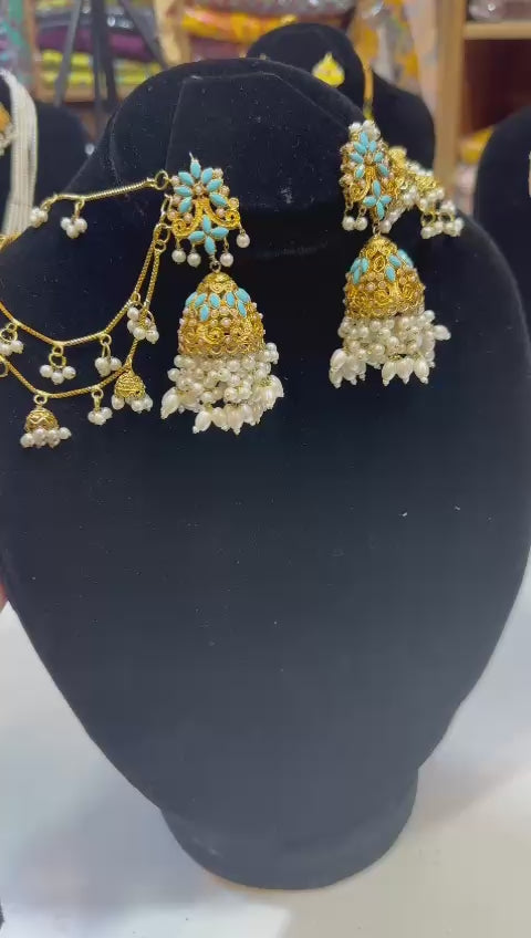 (A) Earrings (jewellery set ) (new collection)