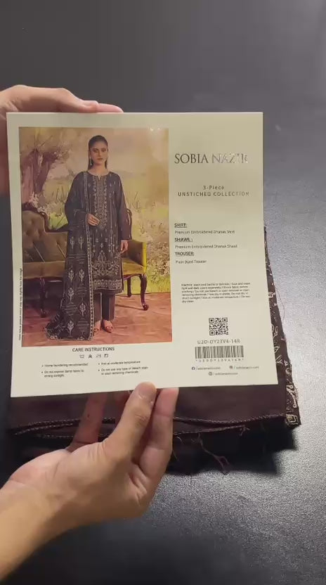3-Piece Unstitched Dhanak Suit | Rs. 5,200 – Winter Collection