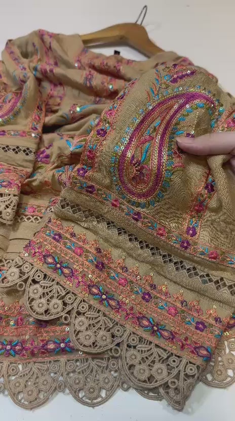 Bedar ( Karandi most demanding code ) 2pc shirt trouser ( dispatch after one week )