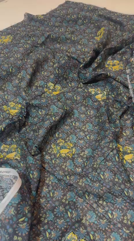 Unstitched Embroidered Lawn Shirt Piece | Single Kurti Fabric