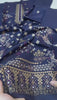 (A)Feroza  embroided lawn (3pc) (unstitch new collection)