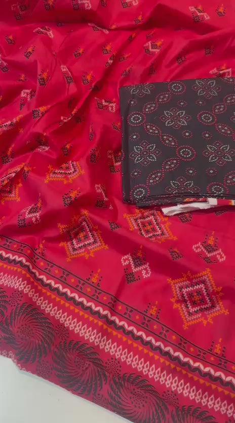 Mizaj - 3 Piece Unstitched Printed Lawn Collection (Rs. 2,750)