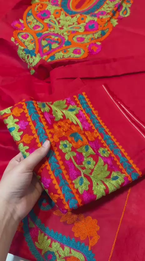 Embroidered 2-Piece Unstitched Suit