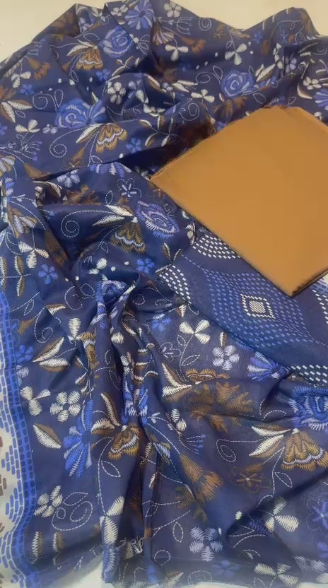 Mizaj 2 Piece Unstitched Printed Lawn Suit | PKR 2,600