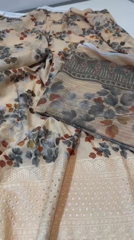 3-Piece Unstitched Printed Lawn Suit