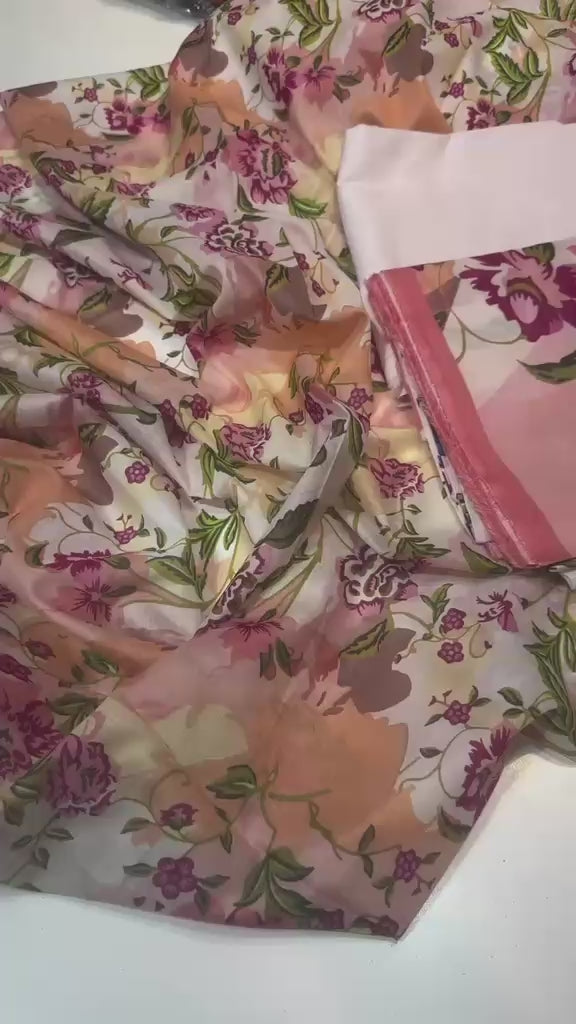 Zara Ali 2 Piece Printed Lawn Unstitched Suit | PKR 2,600