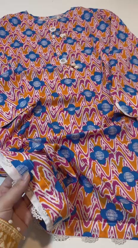 Bedar Stitched Collection | Ready to Wear Printed Suit - Rs. 4,500