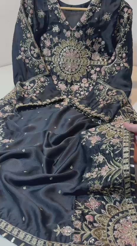 ETHNIC Unstitched 2-Piece SILK SUIT
