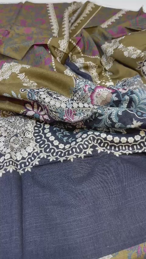 (A) Beechtree khaddar (2pc) (unstitch new collection)