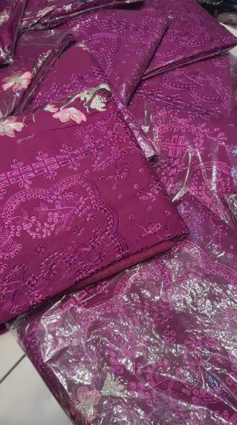 Qalamkar Vintage Grandeur 3 Piece Suit | Timeless Luxury Edition