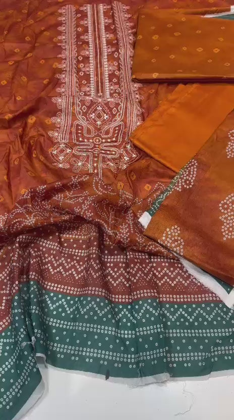 Sapphire 3 Piece Printed Lawn Unstitched Suit | PKR 3,950