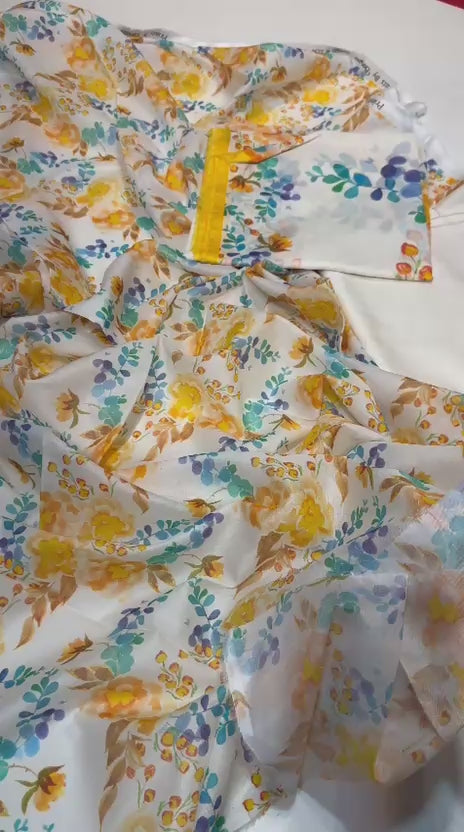 Bareeze Premium 3 Piece Lawn Suit | Designer Summer Wear