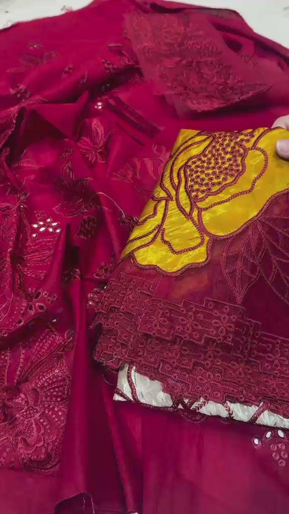 Rangrasiya Luxury 3 Piece Suit | Premium Festive Collection