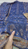 (A) Asasa embroided lawn (3pc) Unstitch (New Collection)