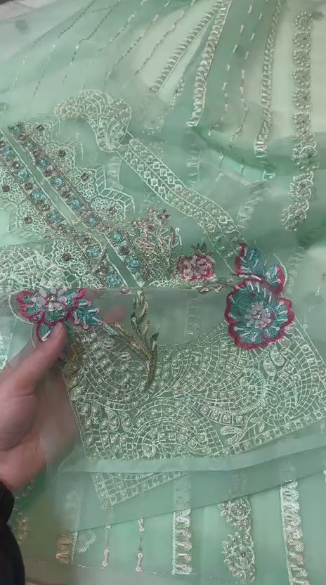 Suffuse Unstitched Fancy Embroidered 3-Piece Suit — PKR 4,500