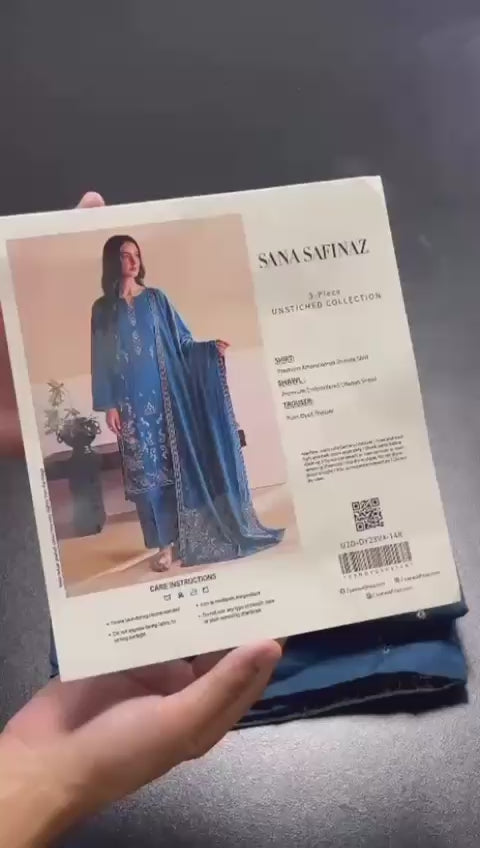 Sana Safinaz Winter Unstitched Dhanak 3-Piece Suit – PKR 5,500