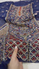 (A) Afrozeh fancy (2pc)(unstitch new collection) with (net duppata)