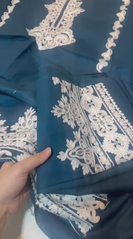 Embroidered 2-Piece Unstitched Suit