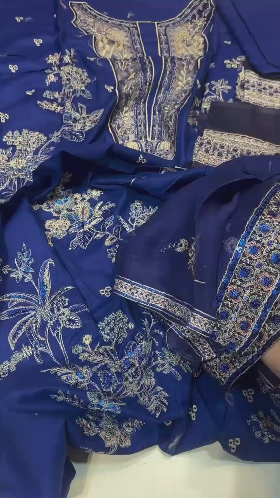 Hussain Rehar Chroma Couture 3 Piece Suit | Premium Edition Vol. 1
