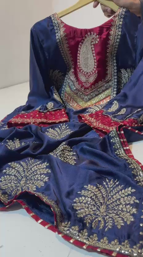 ETHNIC Unstitched 2 Piece Suit (Code 3100)