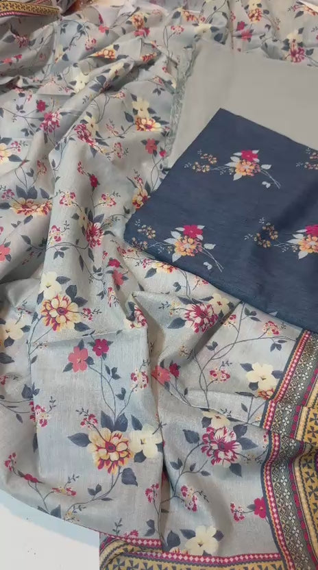 Buy Zara Ali 3-Piece Unstitched Suit Online at Rs. 2,800