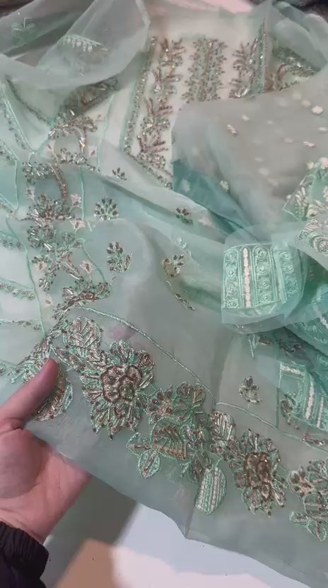 Suffuse Unstitched Fancy Embroidered 3-Piece Suit — PKR 4,500