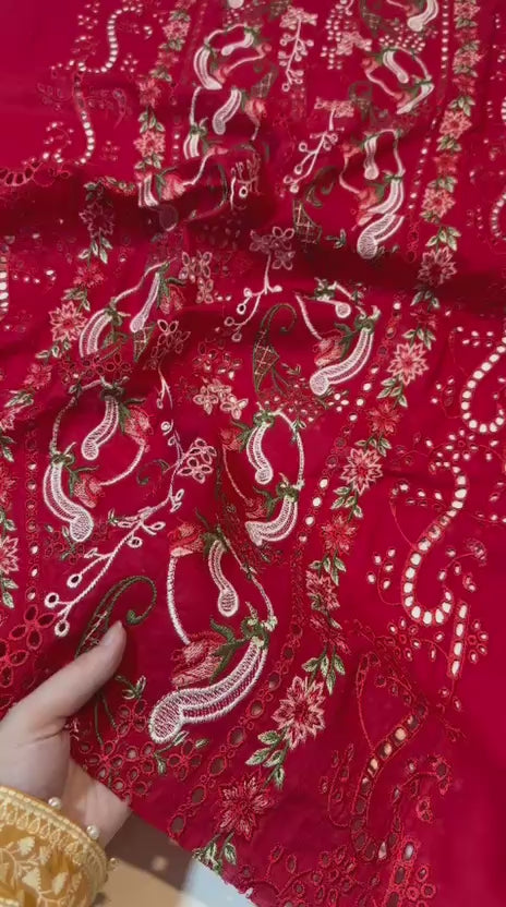 : Maria B. Unstitched Lawn Suit – Premium Collection  Price: PKR 4,000