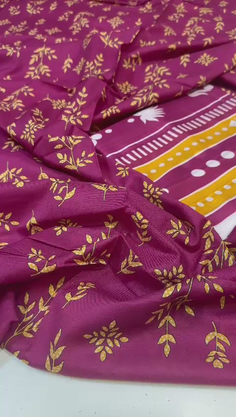 Pretty Robe Floral (Unstitched Lawn)