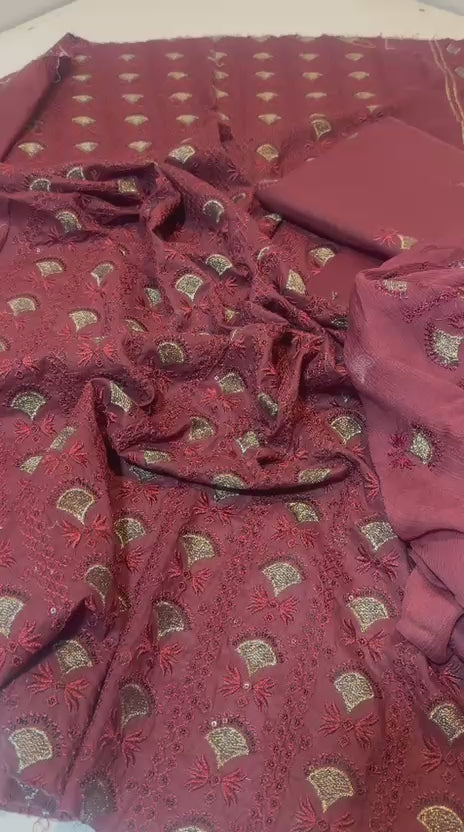 Buy Bareeze Premium 3-Piece Unstitched Suit Online at Rs. 3,600