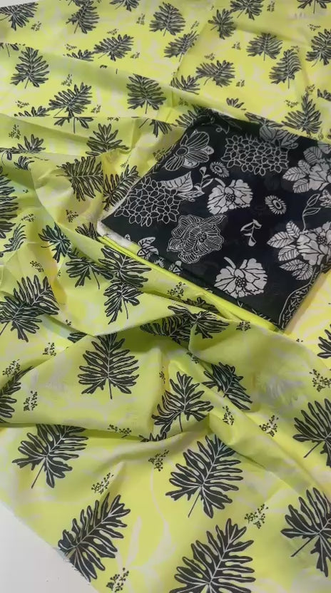 Regalia Unstitched Printed Lawn 3 Piece Suit — Rs. 2,999