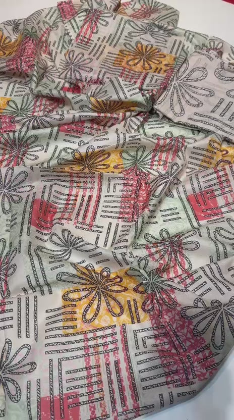 Bareeze Luxury 3 Piece Lawn Suit (Design 2) | Premium Summer Collection