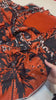 Zesh 3 Piece Orange & Black Lawn Suit | Bold Summer Collection