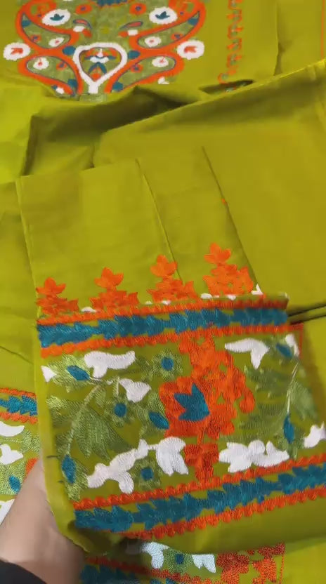 Embroidered 2-Piece Unstitched Suit